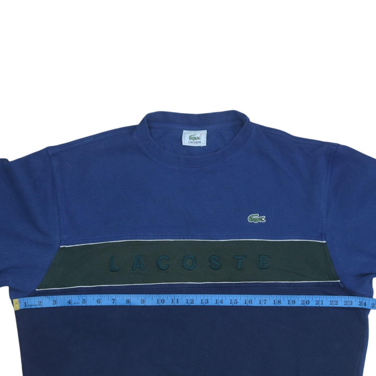 Mens UK Size L Lacoste Blue Pullover Sweatshirt