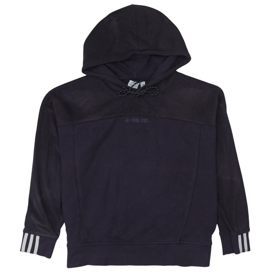 Womens UK Size 10 adidas Black Pullover Hoodie