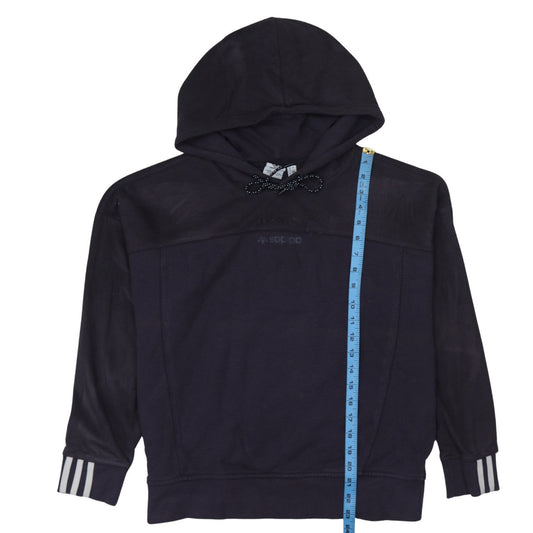 Womens UK Size 10 adidas Black Pullover Hoodie