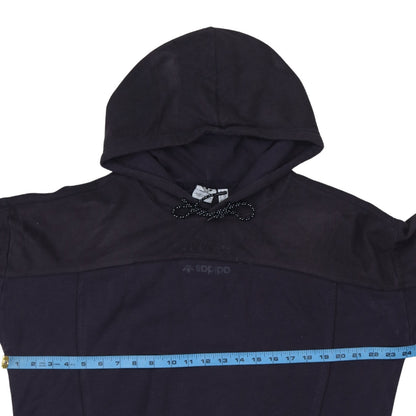 Womens UK Size 10 adidas Black Pullover Hoodie