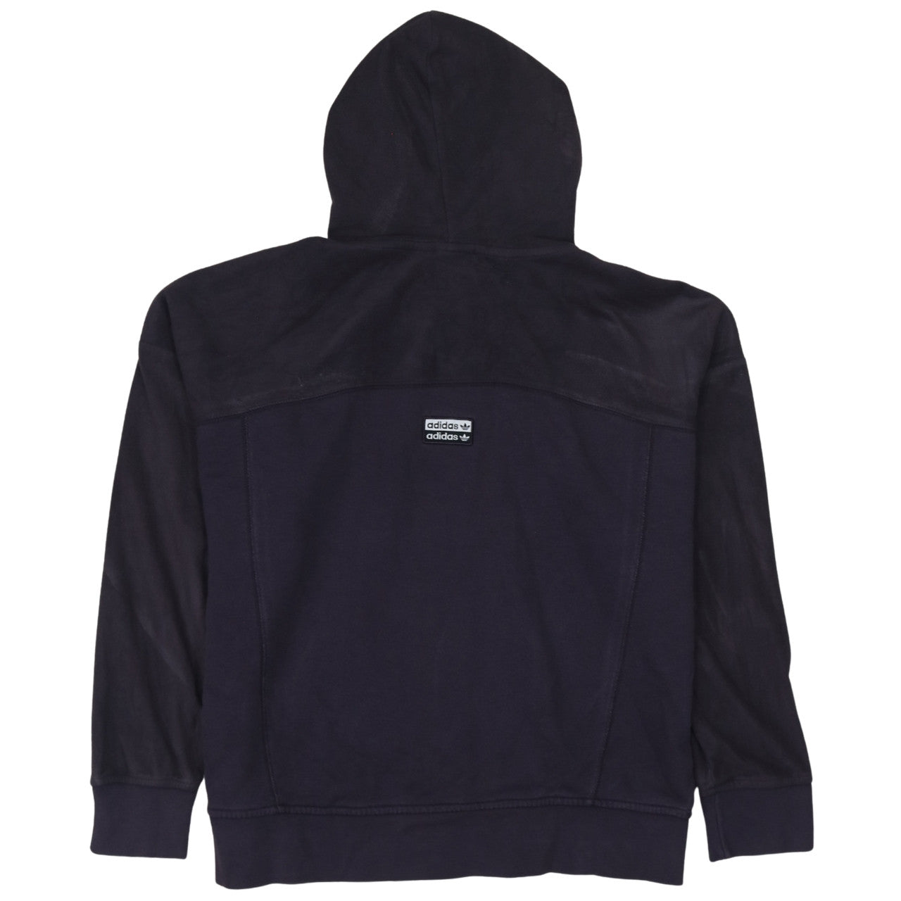 Womens UK Size 10 adidas Black Pullover Hoodie
