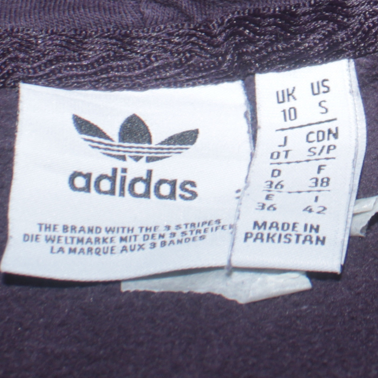 Womens UK Size 10 adidas Black Pullover Hoodie