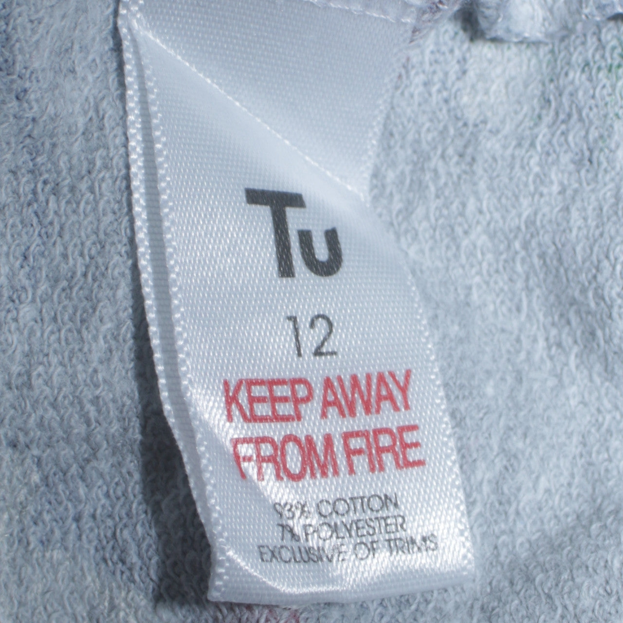 Womens UK Size 12 TU Grey Pullover Sweatshirt