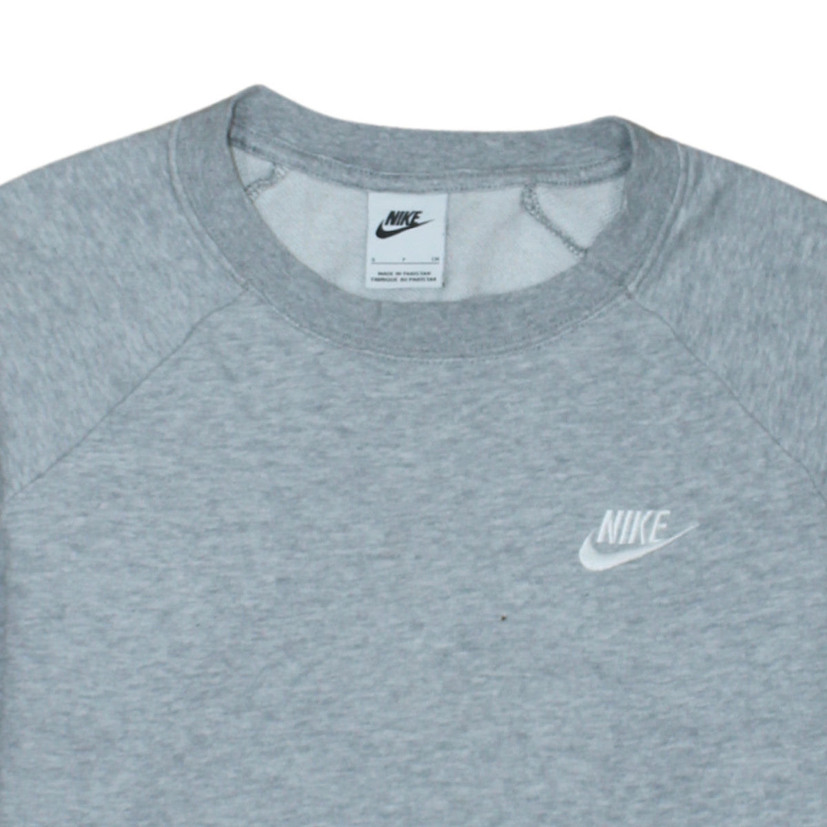 Mens UK Size S Nike Grey Pullover Sweatshirt