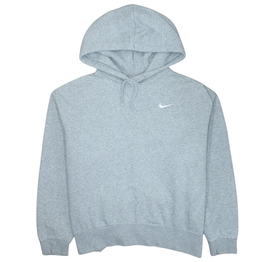 Womens UK Size M Nike Grey Pullover Hoodie