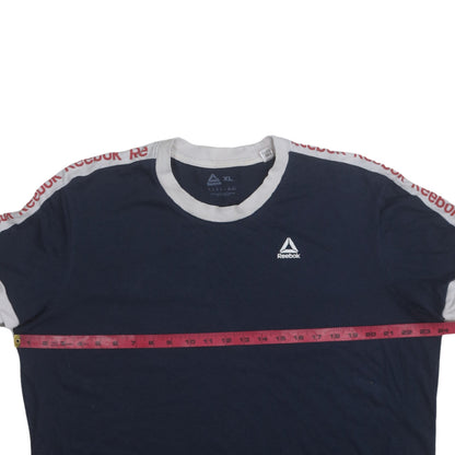 Mens UK Size XL Reebok Blue  T-Shirt
