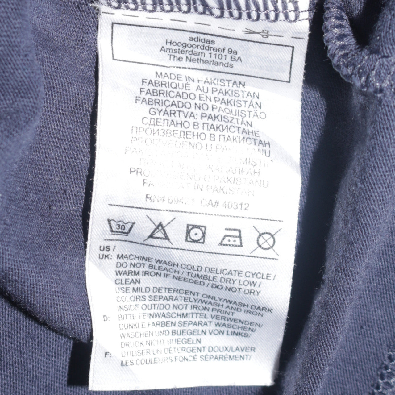 Mens UK Size XL Reebok Blue  T-Shirt