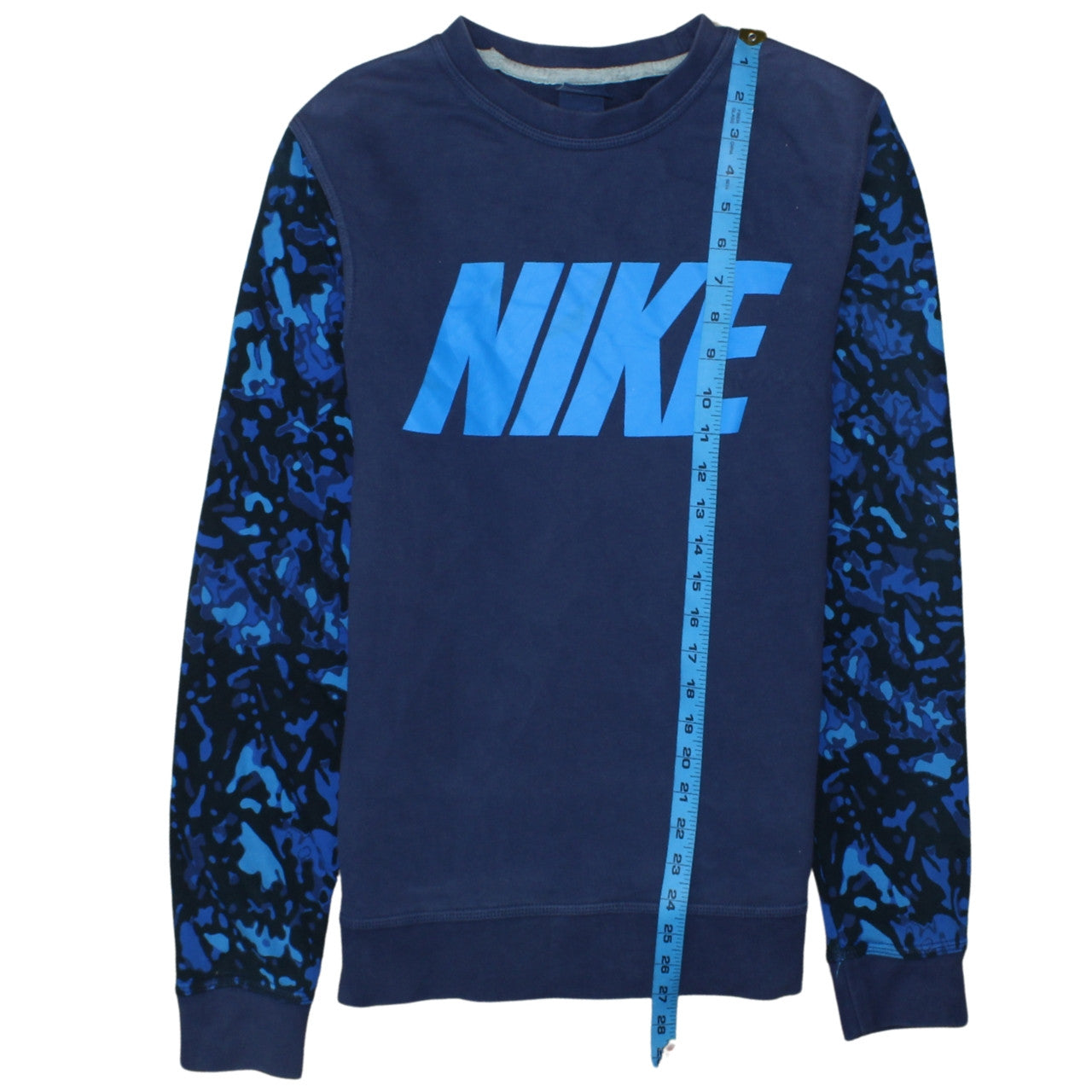 Mens UK Size M Nike Blue Pullover Sweatshirt
