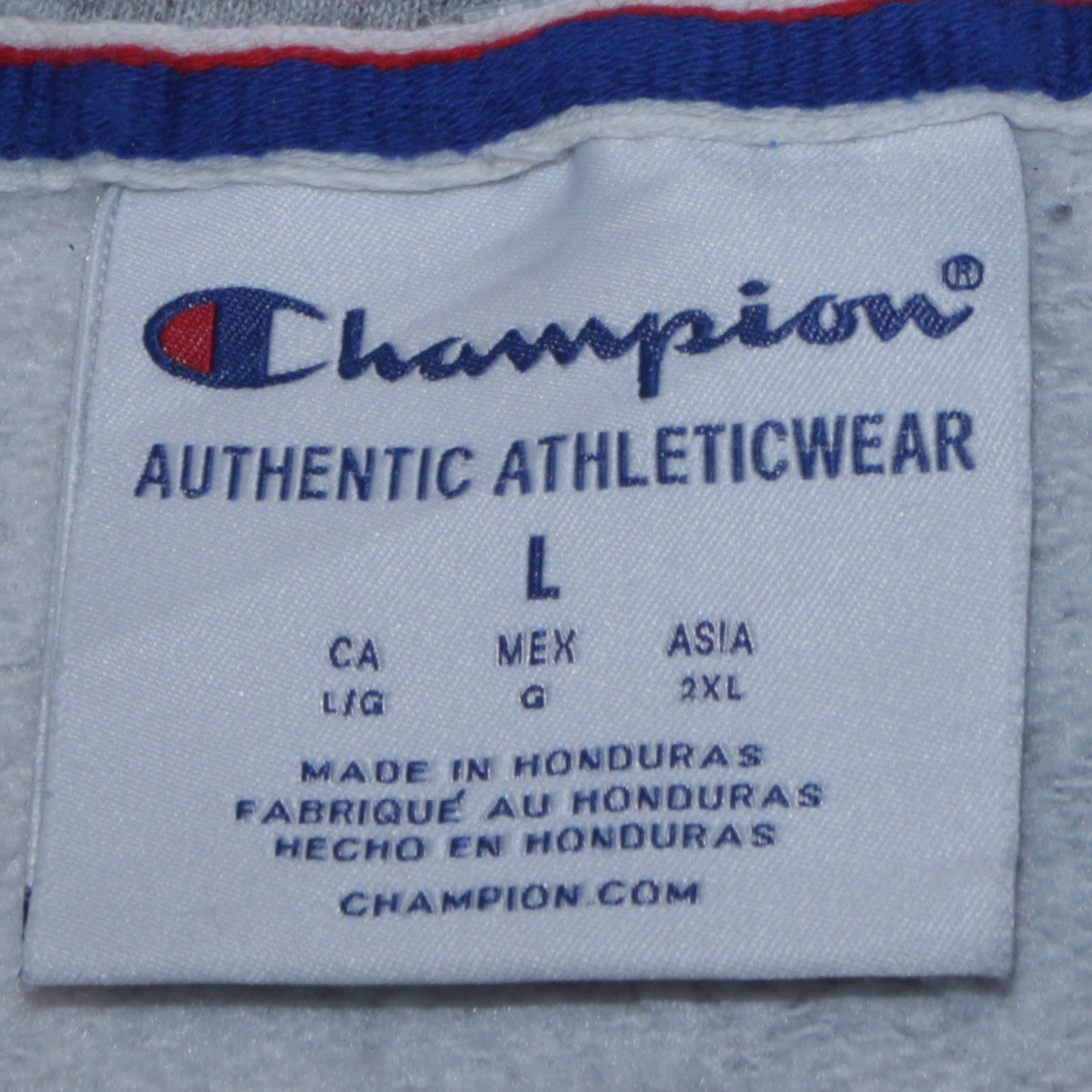 Womens UK Size L Champion Multicoloured Pullover Hoodie