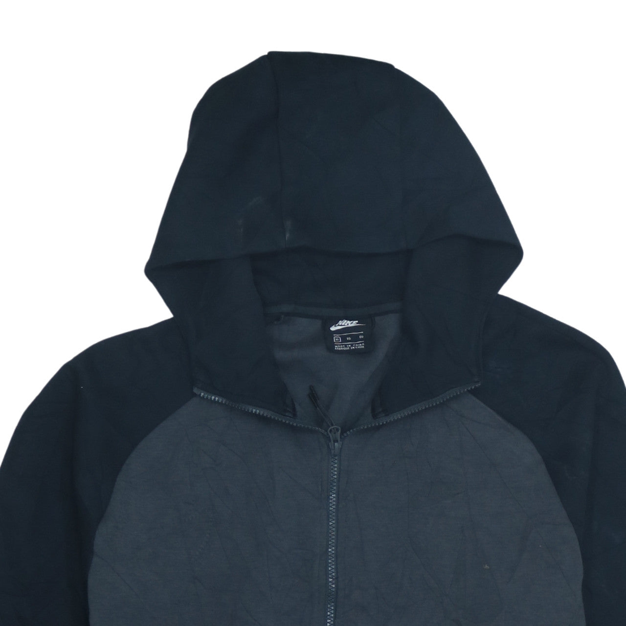 Mens UK Size XL Nike Black Full Zip Hoodie