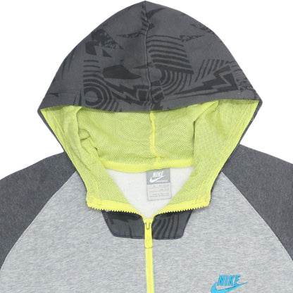 Boys UK Size XL Nike Grey Full Zip Hoodie