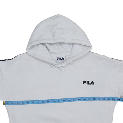 Womens UK Size 10 FILA White Pullover Hoodie