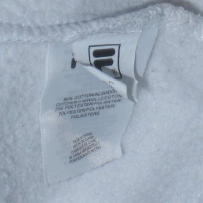 Womens UK Size 10 FILA White Pullover Hoodie