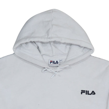 Womens UK Size 10 FILA White Pullover Hoodie