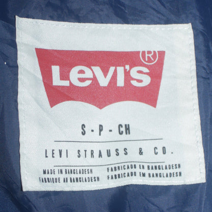Mens UK Size S Levi's Blue Bomber Jacket