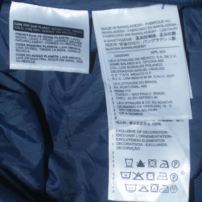 Mens UK Size S Levi's Blue Bomber Jacket
