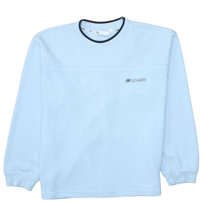 Womens UK Size 14 ellesse Blue Pullover Sweatshirt