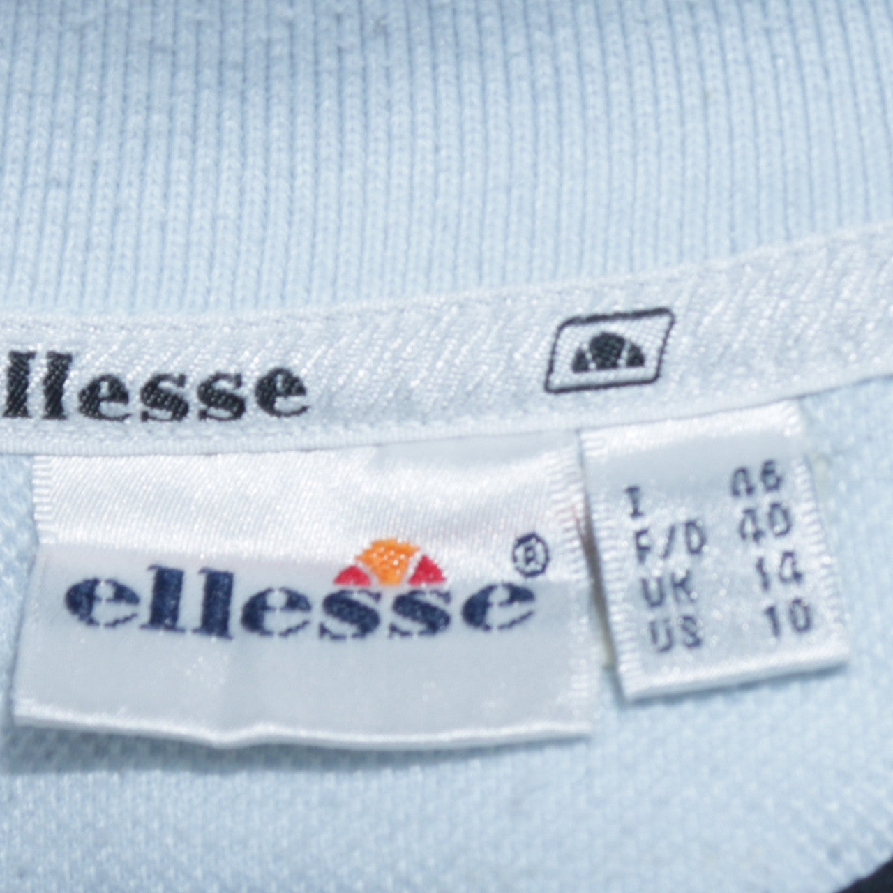 Womens UK Size 14 ellesse Blue Pullover Sweatshirt
