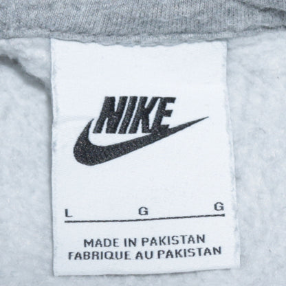 Mens UK Size L Nike Grey Pullover Hoodie