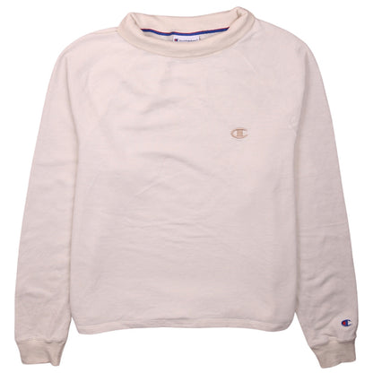 Womens UK Size L Champion Beige Pullover Sweatshirt