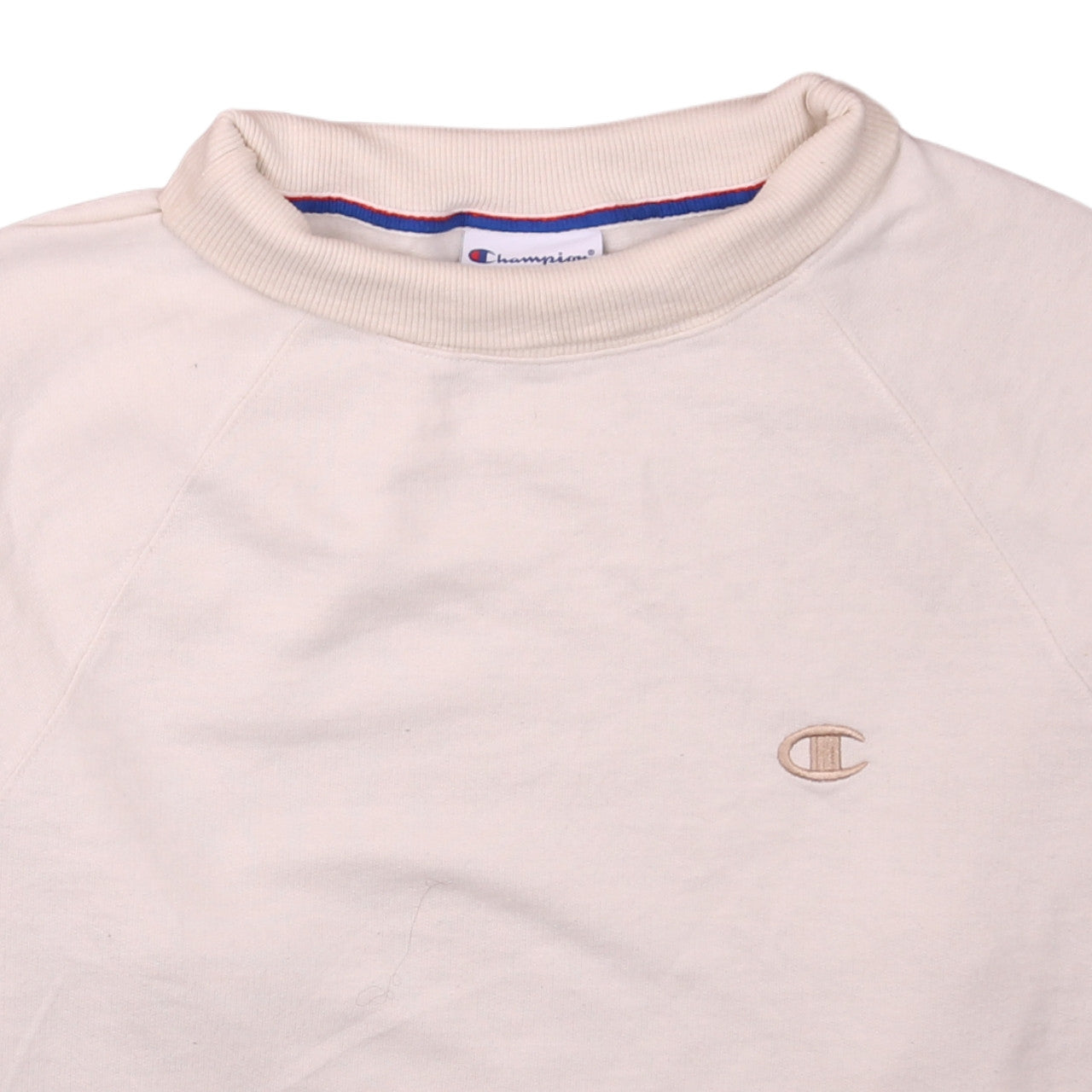 Womens UK Size L Champion Beige Pullover Sweatshirt