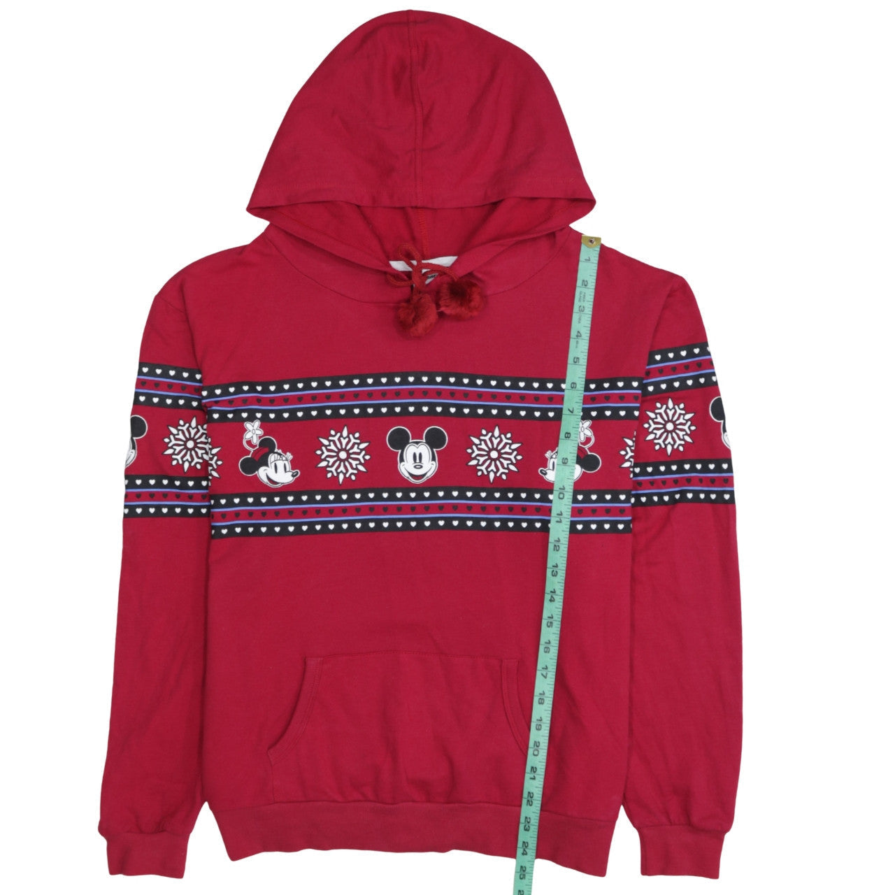 Womens UK Size XL Disney Red Pullover Hoodie