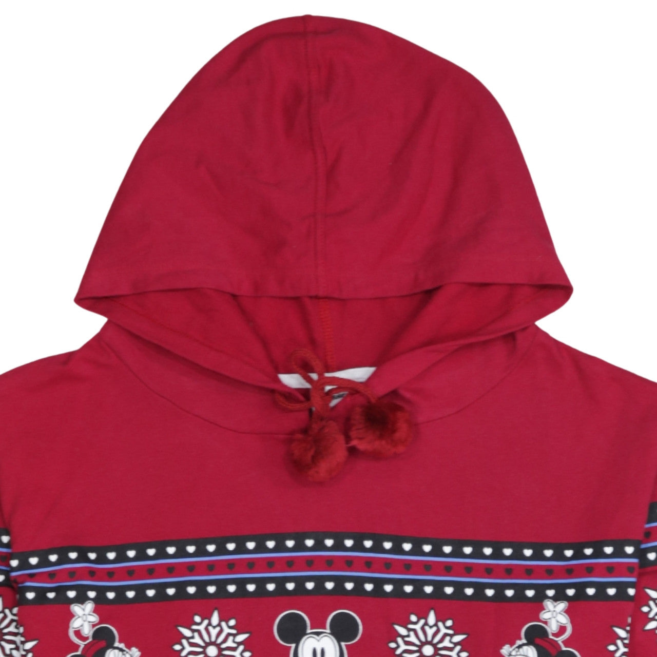 Womens UK Size XL Disney Red Pullover Hoodie