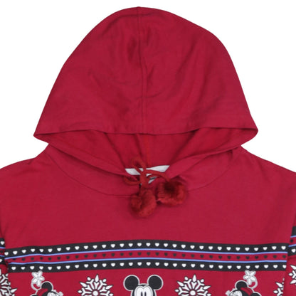 Womens UK Size XL Disney Red Pullover Hoodie