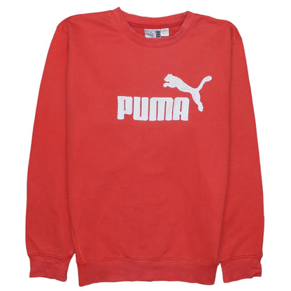 Mens UK Size 2XL PUMA Red Pullover Sweatshirt