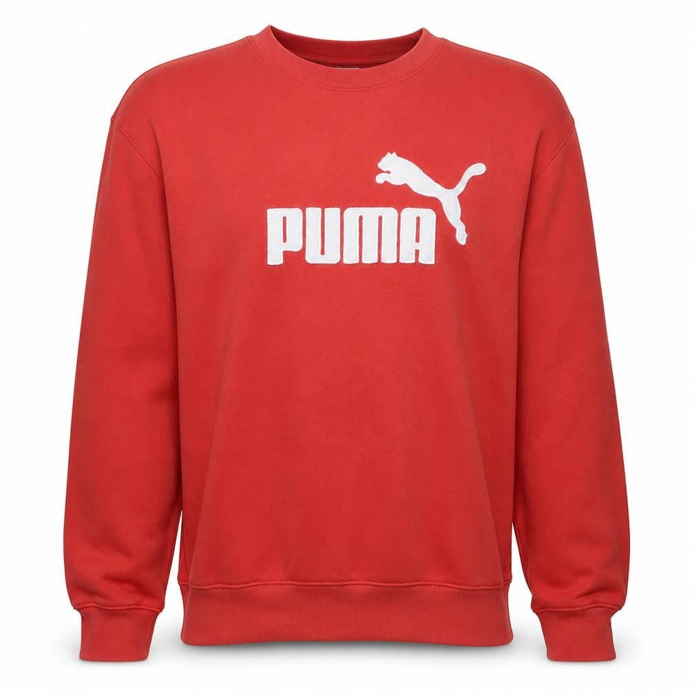 Mens UK Size 2XL PUMA Red Pullover Sweatshirt