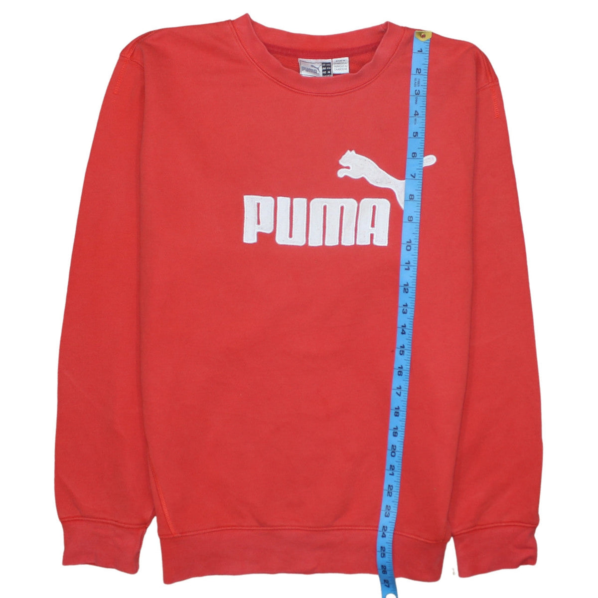 Mens UK Size 2XL PUMA Red Pullover Sweatshirt
