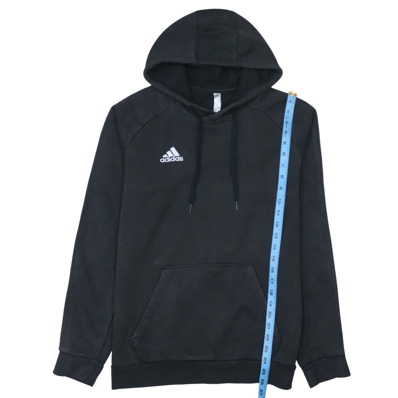 Mens UK Size M adidas Black Pullover Hoodie