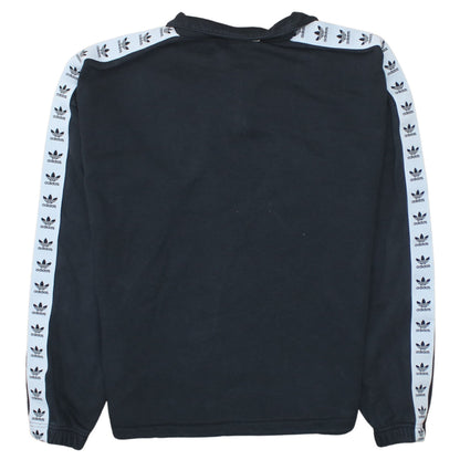 Womens UK Size 10 adidas Black Pullover Sweatshirt