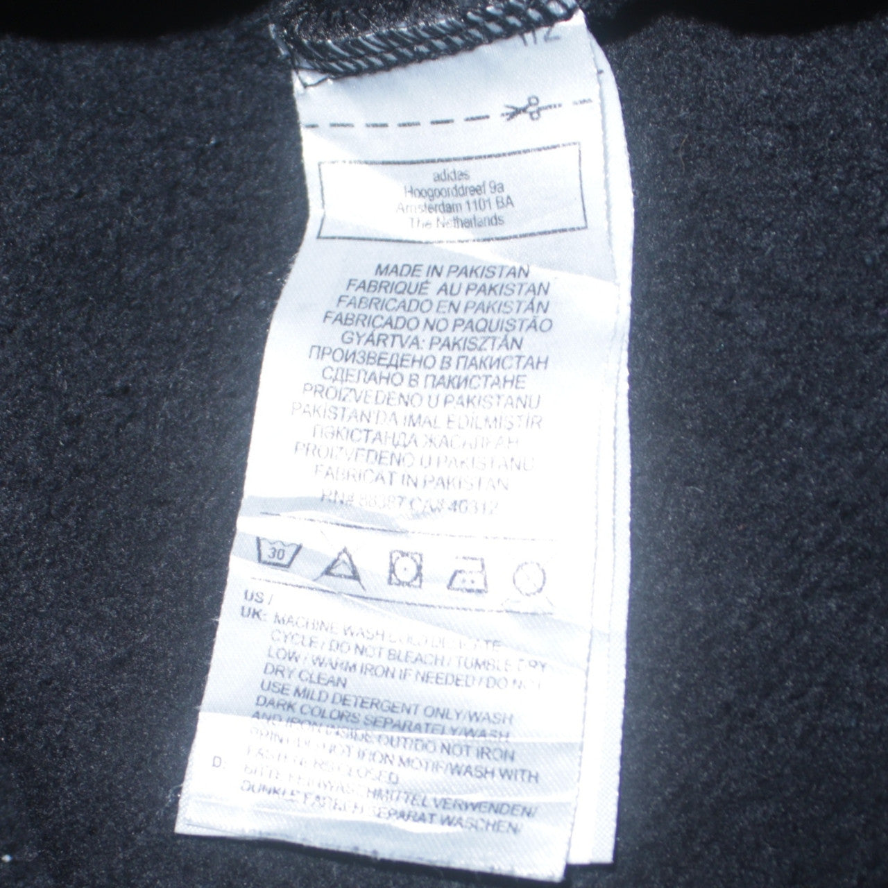 Womens UK Size 10 adidas Black Pullover Sweatshirt