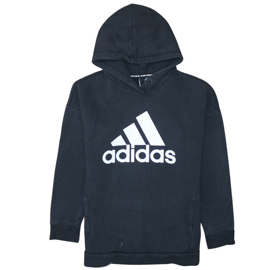 Womens UK Size S adidas Black Pullover Hoodie