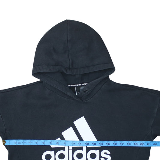 Womens UK Size S adidas Black Pullover Hoodie