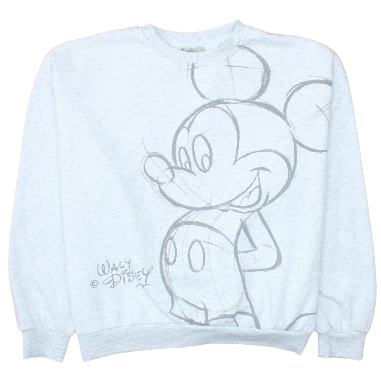 Womens UK Size 10 Disney Grey Pullover Sweatshirt
