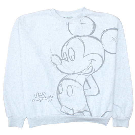Womens UK Size 10 Disney Grey Pullover Sweatshirt
