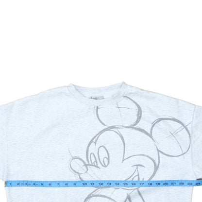Womens UK Size 10 Disney Grey Pullover Sweatshirt