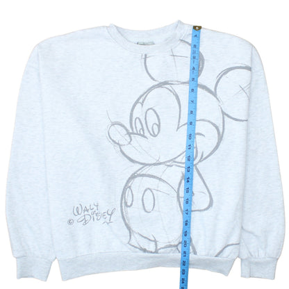 Womens UK Size 10 Disney Grey Pullover Sweatshirt