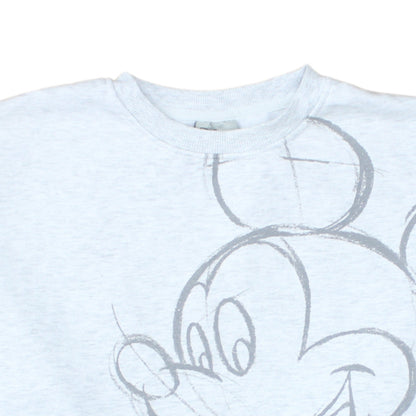Womens UK Size 10 Disney Grey Pullover Sweatshirt