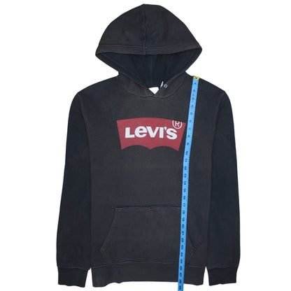 Womens UK Size L Levi's Black Pullover Hoodie
