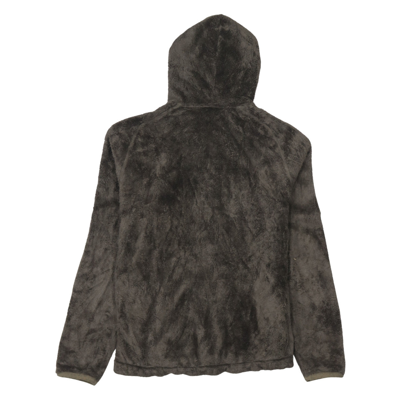Womens UK Size L The North Face Brown Full Zip Hoodie