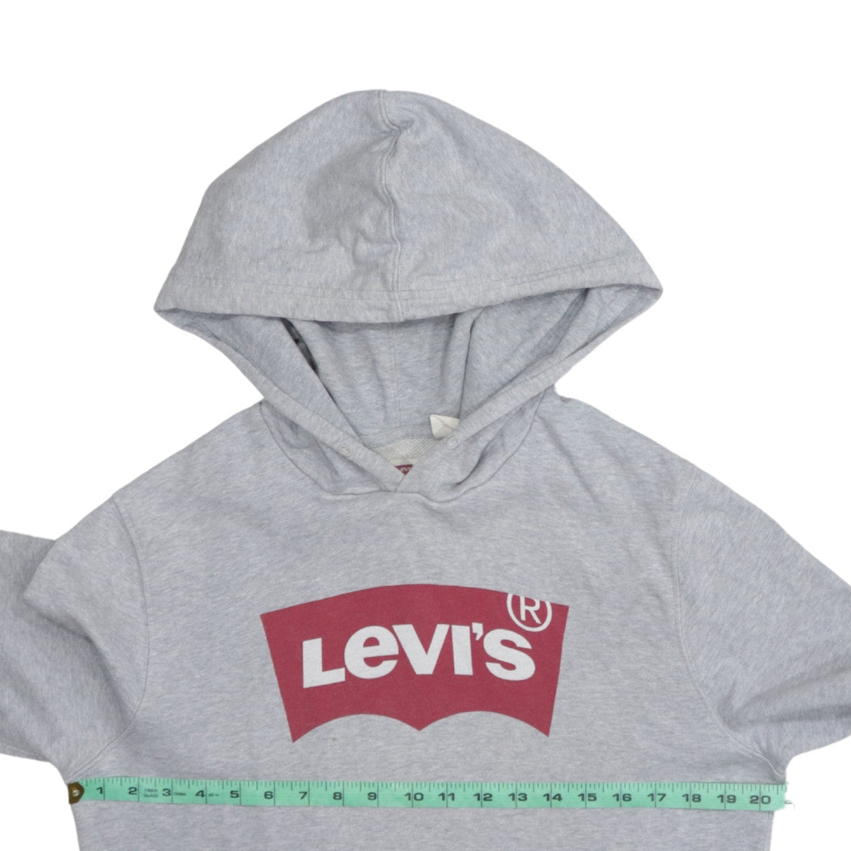 Mens UK Size S Levi's Grey Pullover Hoodie