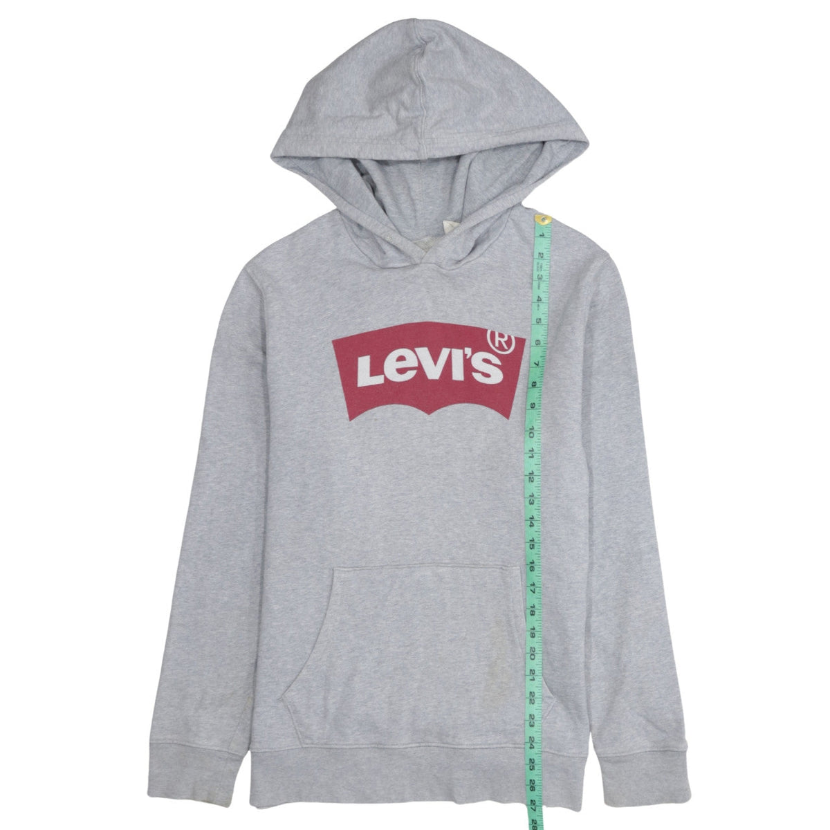 Mens UK Size S Levi's Grey Pullover Hoodie