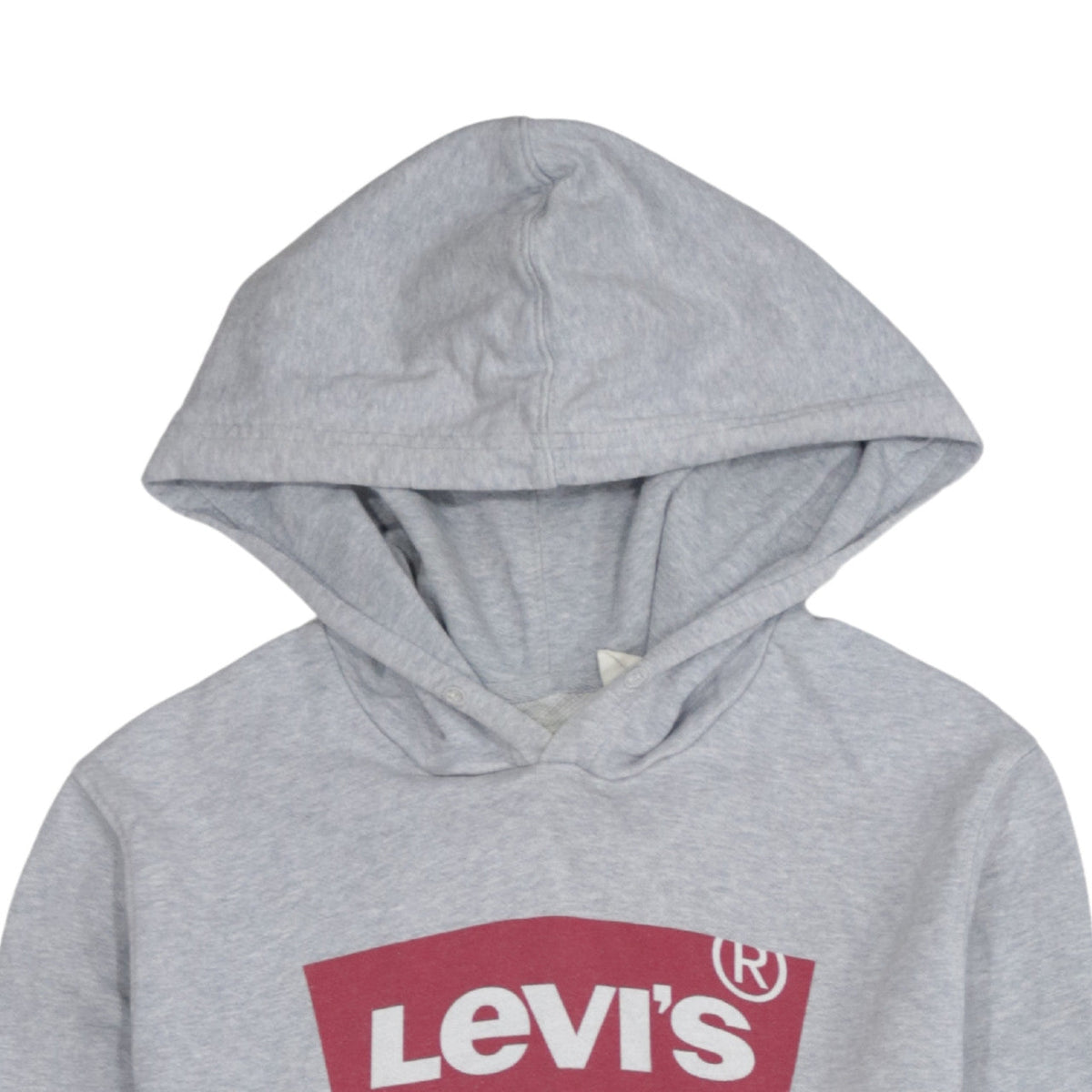Mens UK Size S Levi's Grey Pullover Hoodie