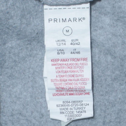 Womens UK Size M Primark Grey Pullover Sweatshirt