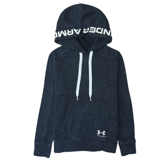 Womens UK Size S Under armour Blue Pullover Hoodie