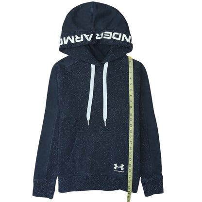 Womens UK Size S Under armour Blue Pullover Hoodie