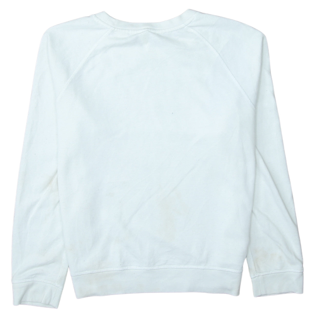 Womens UK Size M Levi's White Pullover Sweatshirt